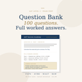 AAT Level 3 Question Banks — 100 Practice Questions with Worked Answers